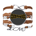 thumbnail image 1 of Logo Site Construction Warning Bracelet Chain Rope Ornament Wristband, 1 of 3