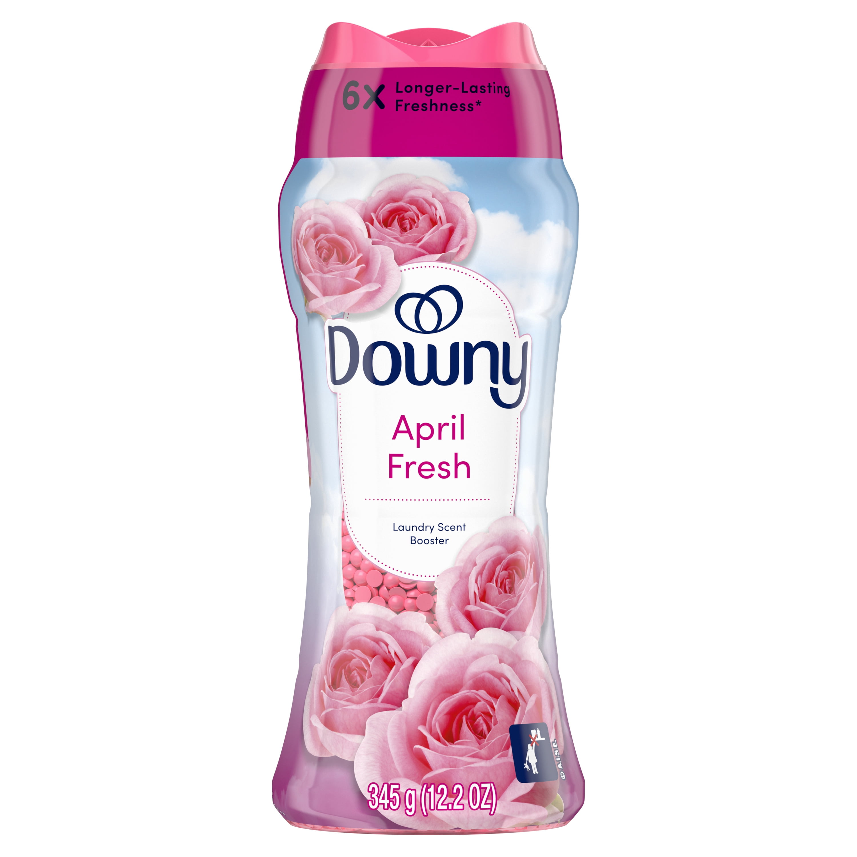 (4 pack) Downy In-Wash Scent Booster Laundry Beads, April Fresh Scent, 12.2 oz