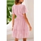 thumbnail image 2 of Vestido PRETTYGARDEN 2025 Verano Encaje Rosa XL, 2 of 8