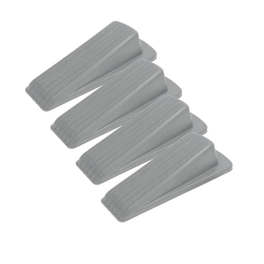 ERESTER Door Stoppers, 4 Pack Premium Rubber Door Stoppers Wedge, Door