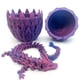thumbnail image 1 of Surprise Dragon Egg Toy with Flexible Pearly Sheen Dragon,3D Printed Gift Toy,Decorative Ornaments, 1 of 4