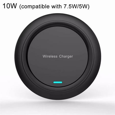 Qi Wireless Fast Charger Charging Stand Dock Pad for iPhone XS/XS Max/XR /X/8P/8 Samsung Galaxy S8, Note8, S7, S7 Edge, S6 Edge, S6 Edge Plus, Note5 Mobile Cellphones Output 10W/7.5W (Best Wireless Charger For Galaxy S4)