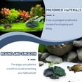 thumbnail image 3 of BESTSKY Turtle Tank Accessories,Resin Bearded Dragon Tank Accessories,Aquarium Feeding Dish Ornament Gecko Tank Accessories,Aquarium Decorative Feeding Bowl, 3 of 7