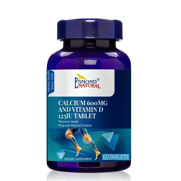 Esmond Natural Calcium 600mg and Vitamin D125IU Tablet