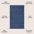 thumbnail image 3 of JONATHAN Y NRF102D-3 Pata Hand Woven Chunky Jute Navy 3 ft. x 5 ft. Area Rug, Bohemian Transitional, Pet Friendly, Stain Resistant, Easy to Clean, for Living Room; Kitchen, Bedroom, 3 of 5