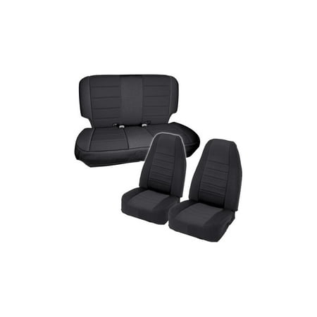 Smittybilt 471201 Seat Cover For 1997-2002 Jeep Wrangler (TJ) - Front And Second (Best Jeep Tj Seat Covers)