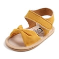thumbnail image 4 of Gyratedream Baby Toddler Infant Girls Boys Soft Open Toe Summer Sandals Flower Princess Flat Shoes 0-18Months, 4 of 7