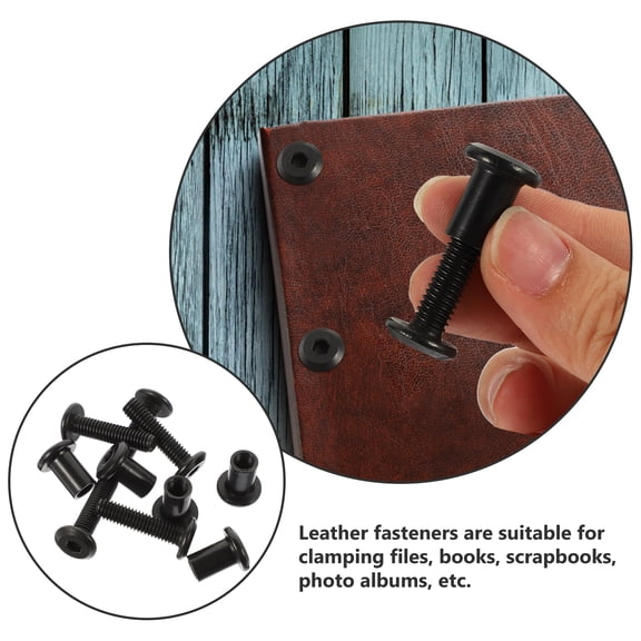 TABLZONE Bolt and Cap Nut Fastener Set with Protective Coating, 5 Sets for and Secure Connections