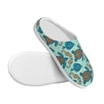 thumbnail image 3 of Disketp Turtles And Seahorses Women's Men's Slippers Plush Slip-On House Slipper for Winter Indoor Soft Cushion Non-slip Fluffy Slides Slippers-46/47, 3 of 7