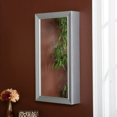 Wildon Home Grace Wall Mounted Jewelry Armoire with Mirror