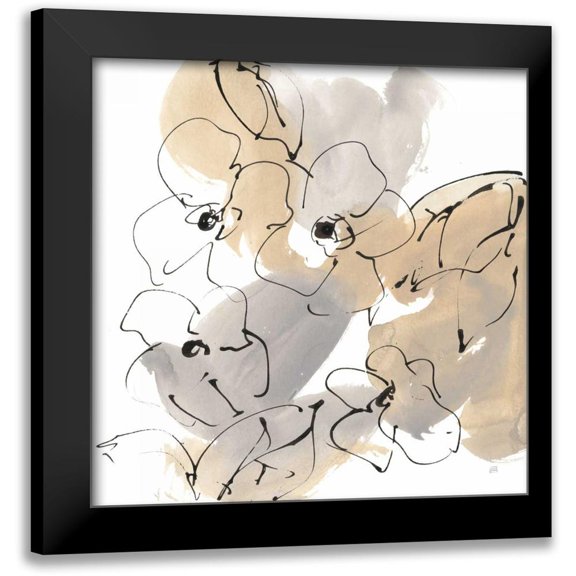 Paschke, Chris 12x12 Black Modern Framed Museum Art Print Titled - Original Neutrals I