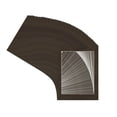 thumbnail image 3 of Brown Suede Picture Frame Mat for 11x16 Frames - Fits 8.5x11 Photos - 50 Mats, 3 of 7