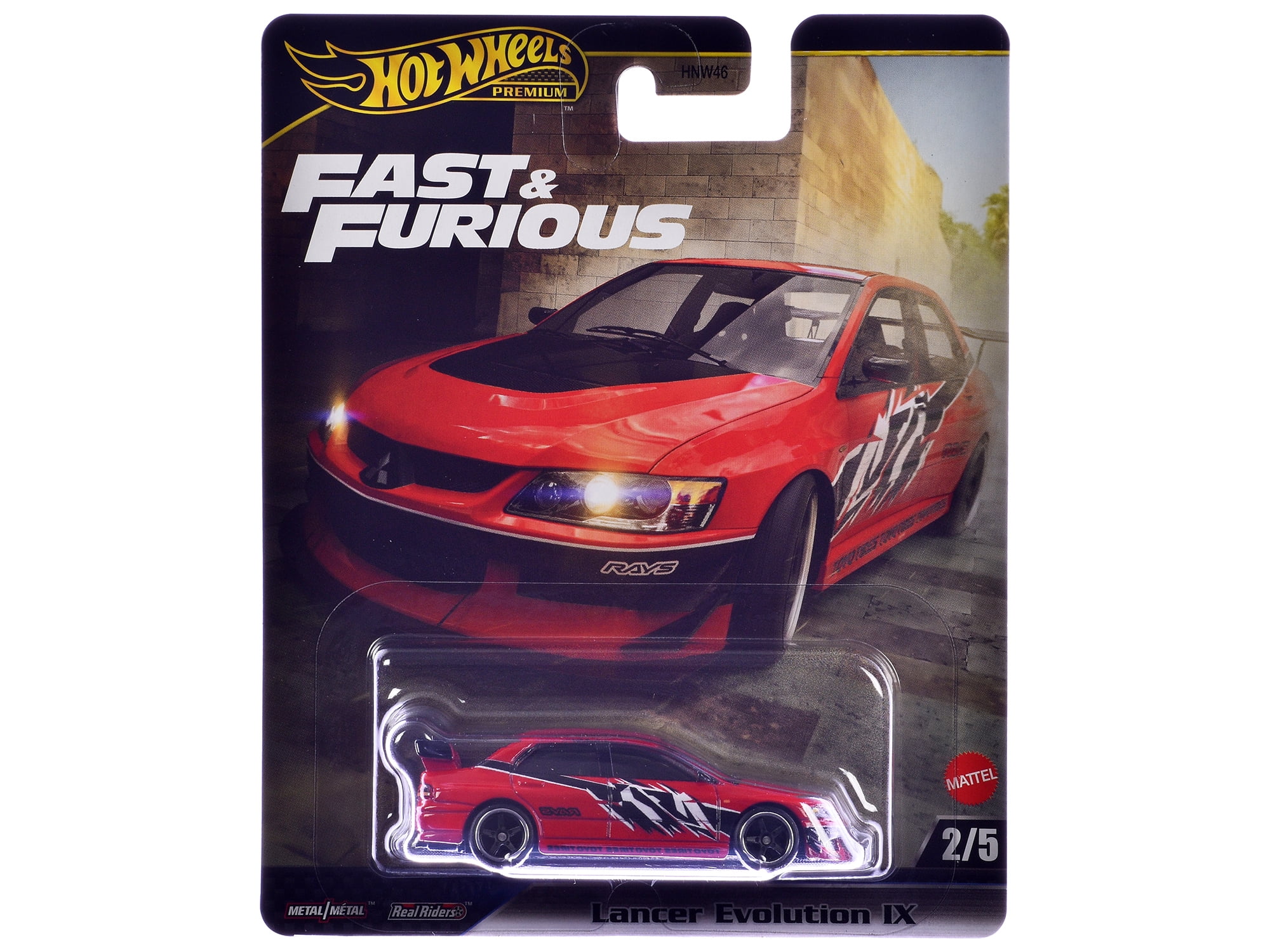 "Fast & Furious" 2025 5 piece Set M Diecast Model Cars by Hot Wheels