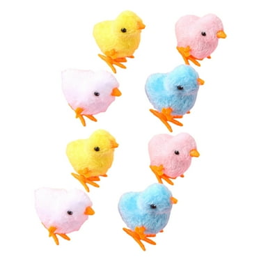 8 Pcs Wind-up Chicken Toy Toys Bulk Gift Bag Fillers for Kids Baby Clockwork Child