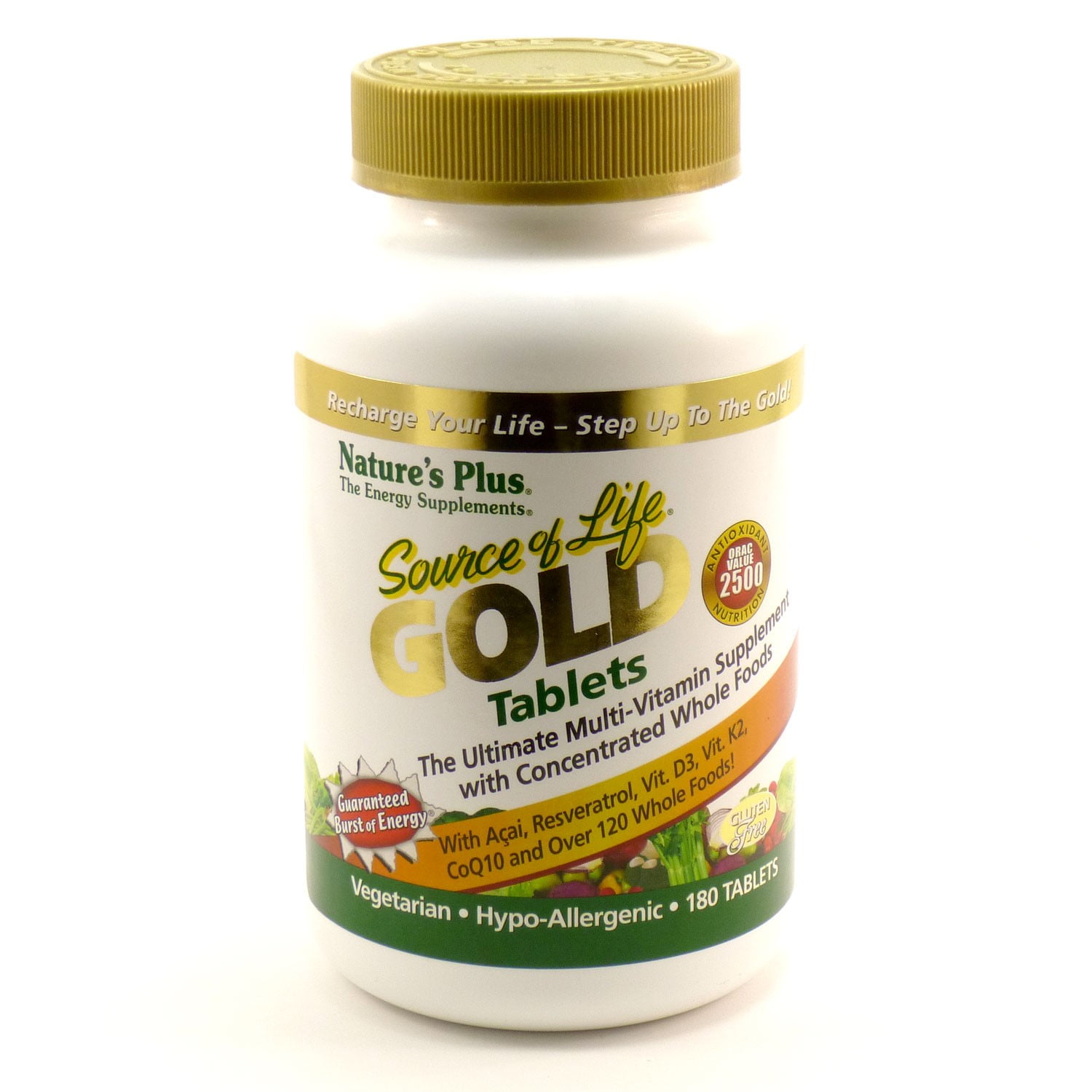Source of Life Gold by Nature's Plus 180 Tablets