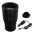 thumbnail image 3 of 12V Car 2 in 1 Heating Cooling Cup Warmer Cooler Cup Smart Cup Holder Digital Display Temperature Drinks Holders Black, 3 of 9