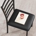 thumbnail image 4 of 2045|compact 3-piece dining set: moderno mesa con 2 sillas para small spaces, metal frame, waterproof surface, fácil montaje, gris, 4 of 7