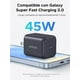thumbnail image 2 of UGREEN Cargador 45W Tipo C GAN Portátil, PD USB C Carga Rápido para Galaxy S25 S24 S23 S22 Ultra, Compatible con iPhone 17 Pro MAX 16 15 14 Pro, Pixel 9 8, iPad Air, 2 of 5