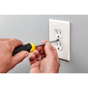 4K Tuya Smart Life Power Outlet Receptacle Wi-Fi Spy Camera 120V Wired (White / Round / Video only, No Audio)