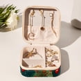 thumbnail image 6 of Christmas Crutches Travel Portable Square Jewelry Box for Rings, Earrings, Necklaces, Bracelets - Girls and Women, 6 of 6