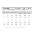 thumbnail image 5 of Belles Design Womens Long Sleeve Flannel Plaid Button Down Sleep Shirt Nightgown Soft Pajama Sleepwear, 5 of 5