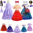 thumbnail image 2 of Cartoon Encanto Disney Princess Girl Dress Isabela Mirabel Charm Costume Cosplay Dolores Pepa Birthday Party Children Dresses3T(Tag 110) Gao Jinjia LED, 2 of 2