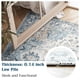 thumbnail image 3 of Alfombra Jinchan, lavable, para entrada, estilo vintage, 90 x 150 cm, color azul, 3 of 8