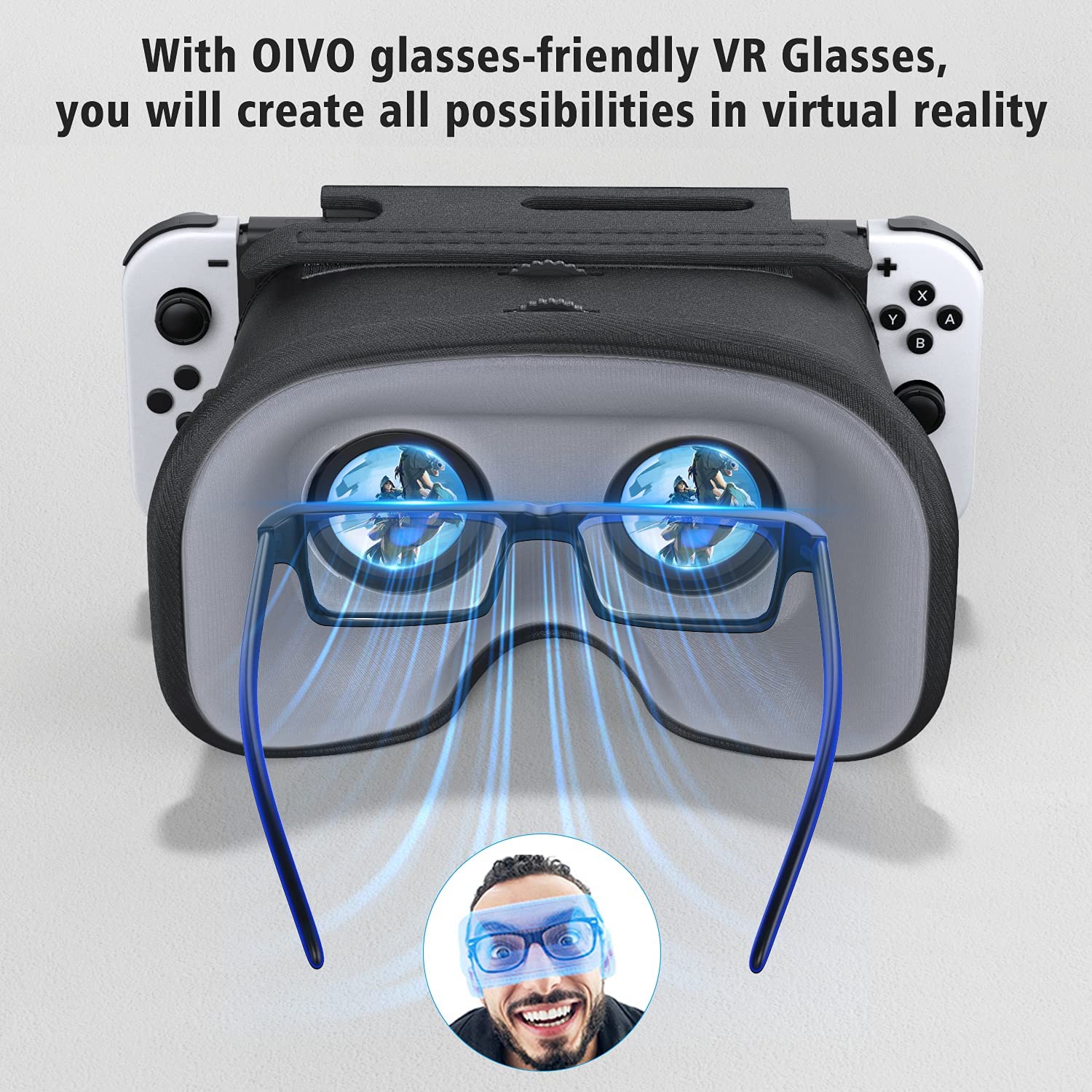 Vr Headset For Nintendo Switch & Switch Oled Model, Oivo Labo Vr 