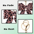 thumbnail image 5 of Animal Bow Keychain for Purse Bag Charms Leopard Cow Print Keychain for Women Girls Animal Lover Gift Ideas, 5 of 7