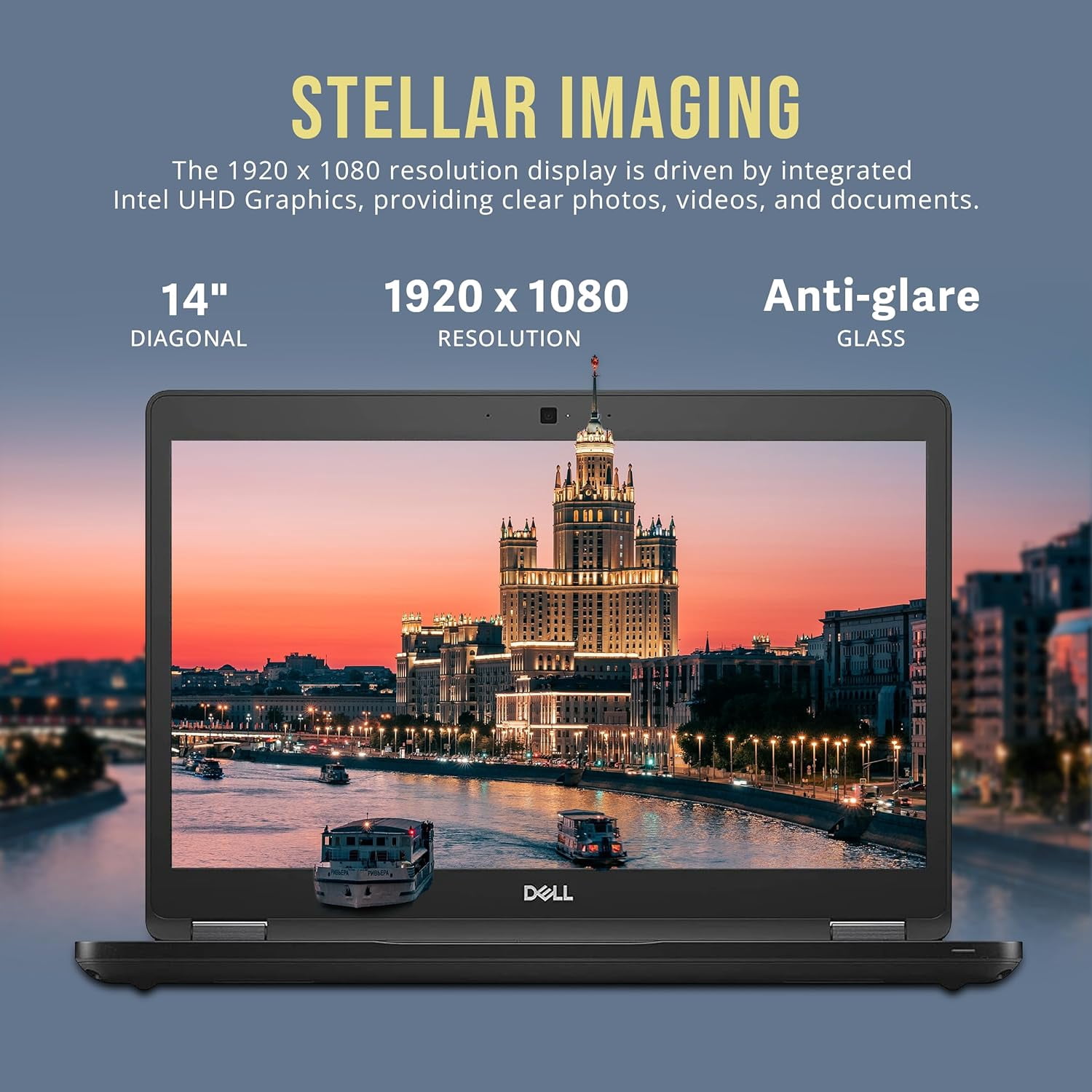 Restored Dell Latitude 5490 14" FHD Business Laptop, Intel i5-8350U Quad Processor, 16GB RAM, 512GB PCIe SSD, ‎Intel UHD Graphics, Backlit Keyboard, HD Webcam, Windows 11 Pro, Black (Refurbished)