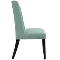 thumbnail image 3 of Hawthorne Collections 20.5" Modern Fabric Dining Side Chair in Laguna Green, 3 of 4