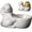 White, variant on Egg Cups for Soft Boiled Eggs, Easter Egg Holder Soft Boiled Egg Cups Creative Egg Display Stand Ceramic Rabbit Bunny Egg Cup Holder for Home Decor Kitchen Utensils Easter Bunny Egg Stand Decoration