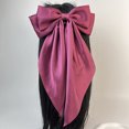 thumbnail image 1 of YSTINNG Big Bow Ribbon Hair Clip New High-end Sense Back Head Clip Satin Spring Clip Clip C311-6018, 1 of 3