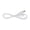 White, variant on Practical Charging Wire Power Cable Suitable for Electric Shavers 1.24M Reinforced Joints PVC Texture Secure Charging