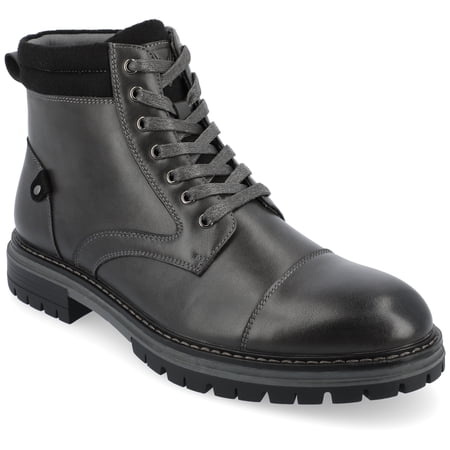 Vance Mens Fegan Cap Toe Lace-up Ankle Boot
