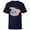 Navy, variant on Classic Dumbo Circus Elephant - Short Sleeve T-Shirt for Kids - Customized-Royal