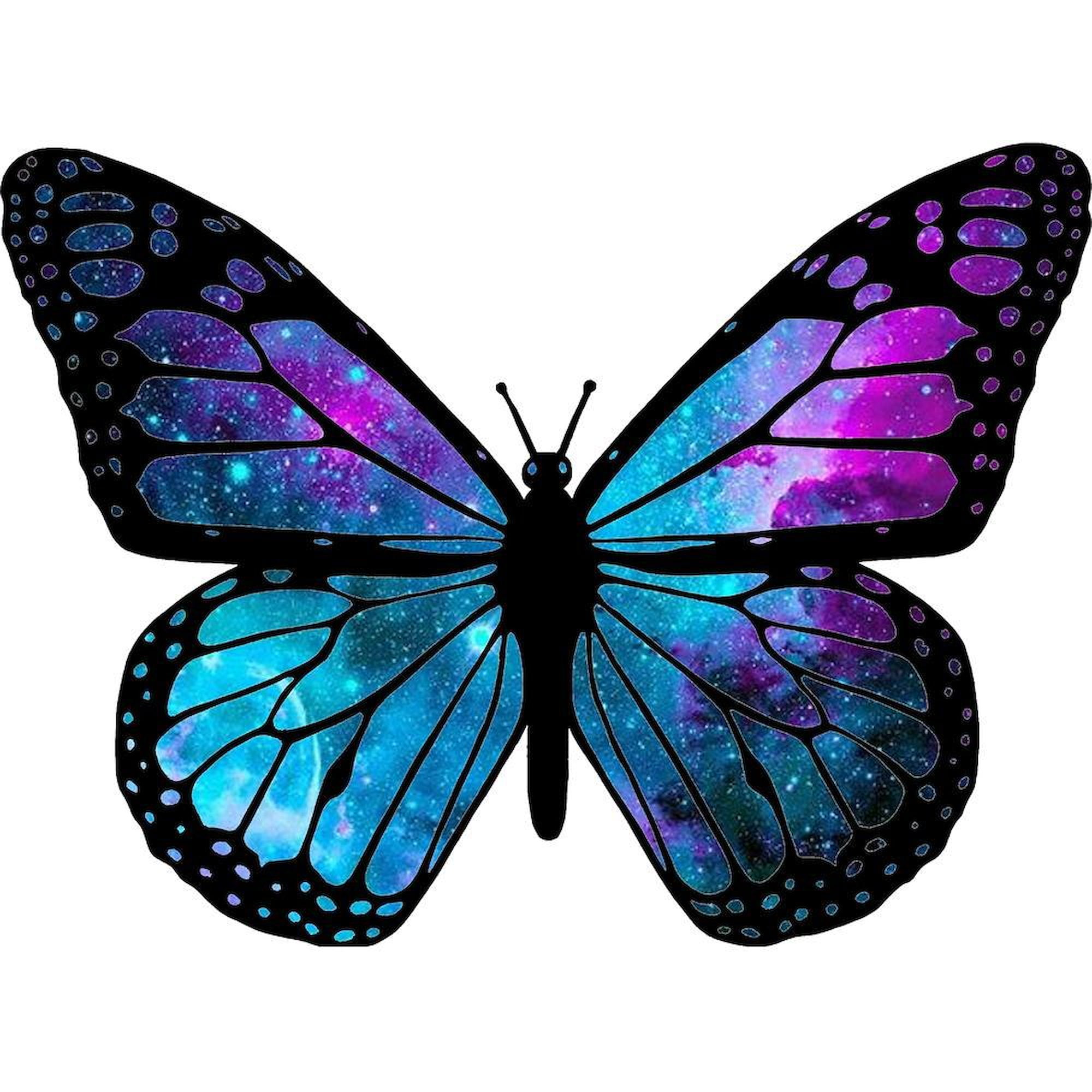 CafePress - Galactic Butterfly Mugs - 15 oz Ceramic Large White Novelty Mug