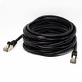 thumbnail image 3 of SatelliteSale RJ45 Cat-7 Câble Ethernet SSTP pour Internet Universel Cordon Noir 25 Pieds, 3 of 6