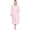 Light Pink, variant on Super Soft Womens Robe Purple, Fluffy Plush Fuzzy Cozy House Shower Bathrobe, Ribbed Striped Warm Fleece Long Robe for Women, Plus Size 2XL/3XL