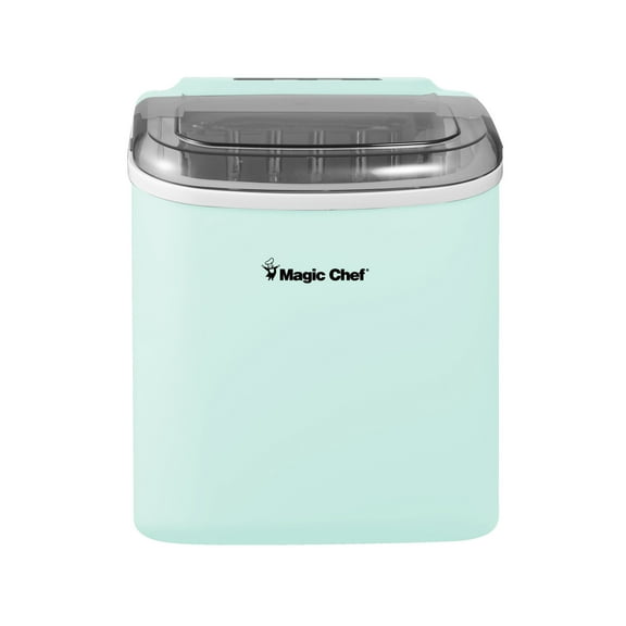 27 lb. Portable Countertop Ice Maker in Mint Green