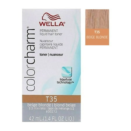 Wella Color Charm Permanent Liquid Hair Toner T35 Imperial Blonde