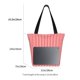 thumbnail image 3 of Balery Red And White Stripes Bolsa de Hombro con Diseño, Bolsa Grande y Duradera, Bolsa Versátil para Compras, 3 of 6