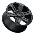thumbnail image 2 of Black Rhino Aluminum Rim WANAKA 17X8.5in Matte Black Finish, 1785WKA355114M76, 2 of 4