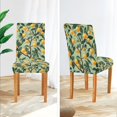 thumbnail image 3 of Yayeee 2 Pack Dining Chair Covers Stretch Parson Chairs Slipcovers Seat Protector, Orange Tree, 3 of 6
