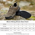 thumbnail image 3 of OutPro Men's Hiking Shoes Non-Slip Lightweight Sneakers Breathable Athletic Shoes Low-Top Trail Running Shoes, 3 of 9