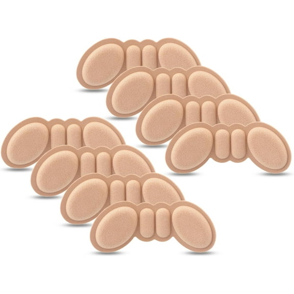 Premium Foam Heel Pads for Shoe That are Too Big Inserts Grips, Back of Heel Cushions Protectors Liner Heel Slip Pads,Blisters,Filler for Loose Shoe Fit (RosyBrown)