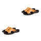 thumbnail image 1 of Guardurnaity 2 piezas de zapatillas de cuero para hombre, zapatos de verano, sandalias suaves, cómodas, transpirables, para playa, casa, paseo, Amarillo treinta y ocho 2Conjunto, 1 of 6