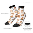 thumbnail image 4 of Bingfone Kawaii Shiba Dog Design Patterned Men's Women's Casual Cotton Socks, 4 of 5