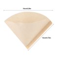 thumbnail image 4 of Peahefy Filter Papers,40Pcs Unbleached Natural Cone-Shape Drip Coffee Cup Filter Papers      , Coffee Filter Paper, 4 of 8