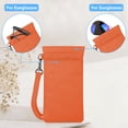 thumbnail image 4 of Funda para gafas FINTIE Double con correa de transporte naranja, 4 of 8